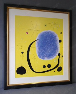 Joan MIRÓ (1893-1983). Originell Kartell .(BAUHAUS,Picasso ERA).Handsigniert