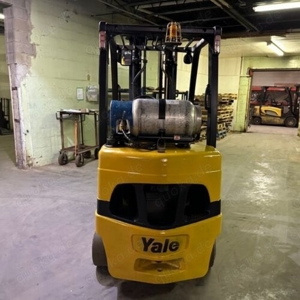 2013 Yale GLC070VXN 7000lbs LP Gas Used Forklift wTriple Mast & Sideshift