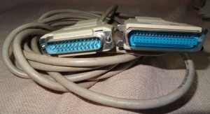 D TS-Elektronik Druckerkabel parallel Centronic 36M auf Sub-D 25pol.M Länge 3M gebraucht, volle Funk Bild 2
