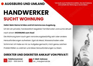 Sanierungsobjekt: Handwerker sucht 1-4 Zimmer Wohnung