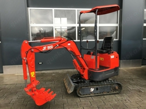 Minibagger 800kg Gewicht, Vorführgerät mit ca. 50 Bh, Bj 2019 Löffel