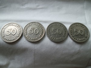 4 X 50 Pfennig  1949      J+F+D+G   PORTOFREI