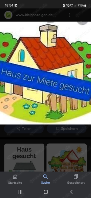 Haus zur Miete gesucht bis 1700   kalt