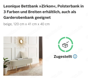 Sitzbank Neu