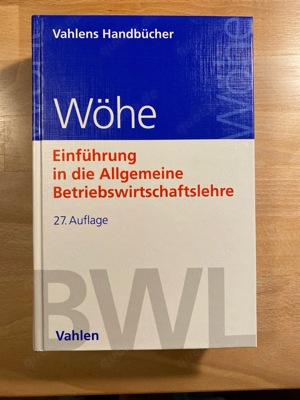 Wöhe : Einführung in die allgemeine Betriebswirtschaftslehre