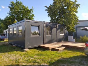 Dreifachcontainer   Baubüro   Bürocontainer   Sozialcontainer   Fläche 44m 