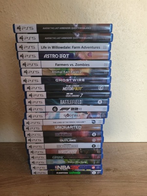 ps5 spiele sammlung  neu alle zusammen zuverkaufen.