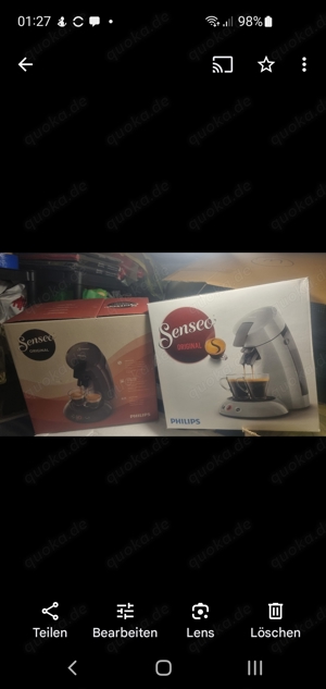 Phillips Senseo Pad Automat NEU