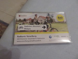 Voralberg, Radkarten in Schutzhülle zu verschenken