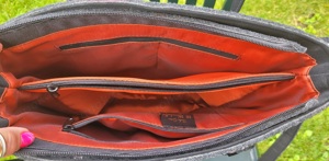 Designer Filztasche MARSCHOLLEK Edelweiß Trachten grau *NEU* Bild 7