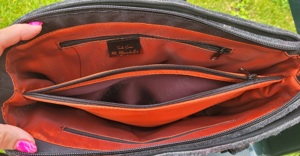 Designer Filztasche MARSCHOLLEK Edelweiß Trachten grau *NEU* Bild 10