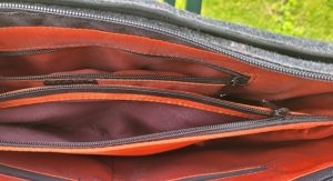 Designer Filztasche MARSCHOLLEK Edelweiß Trachten grau *NEU* Bild 6