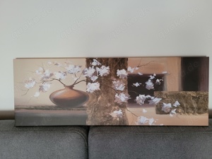 Wandbild Bild Vase