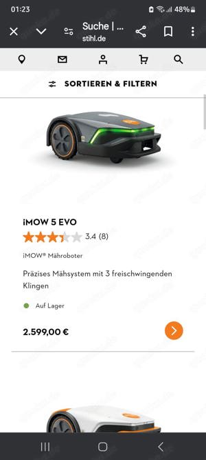 Mähroboter iMOW  5 EVO Stihl NEU