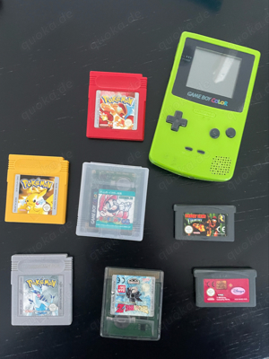 Gameboy color mit diversen spielen (Pokemon)