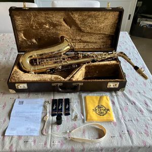 Goldlack Saxophon (Alt) Selmer Super Action 80 