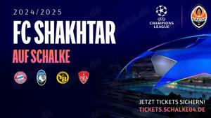 Shakhtar Donezk Gruppenphase Ticket - Bergamo - Young Boys - Bayern München - Stade Brest