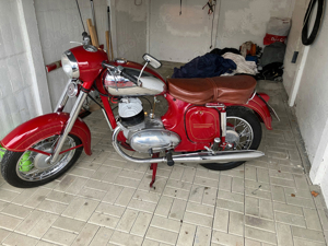 Oldtimer Motorrad Jawa 350