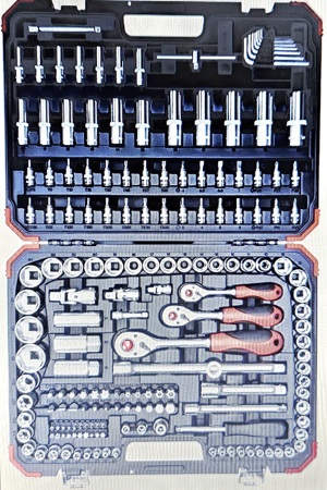 GEDORE Steckschlüsselsatz 1 4, 3 8, 1 2- 172 teilig. Neu