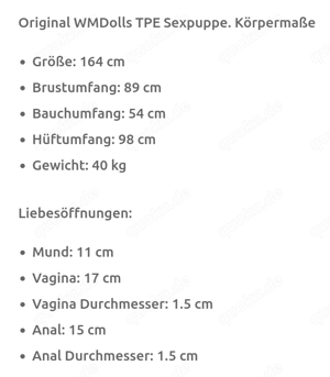 Sexdoll S-TPE, lebensecht und neu im Koffer (Luxus-Sammelobjekt) Bild 2