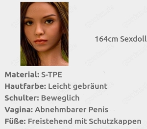 Sexdoll S-TPE, lebensecht und neu im Koffer (Luxus-Sammelobjekt) Bild 1