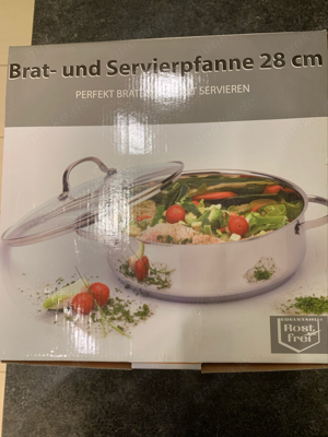 Brat- und Servierpfanne, neu