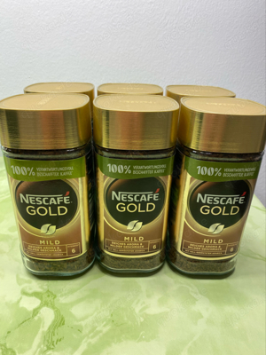 6 x Nescafe Gold mild 