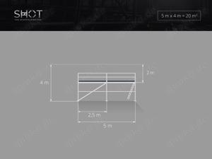 Stahlgerüst 4x5m scaff 74 Gerüst Baugerüst schnelle und kostenlose Lieferung