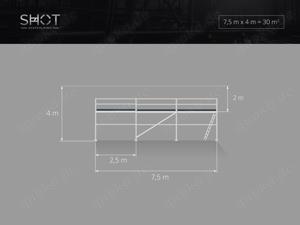 Scaffolding Alu-scaff 73 Aluminiumgerüst 4x7,5m Baugerüst Schnelle Lieferung