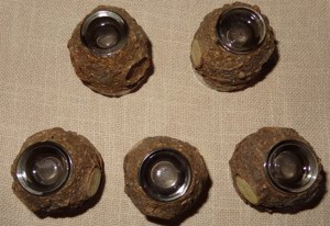 H Schnapsglas 4 Stk Stamperl aus Glas mit Schutz 4,8 H    2,1  4,1   4,5 wenig benutzt sehr gut er Bild 7