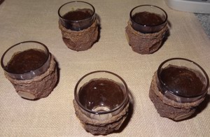 H Schnapsglas 4 Stk Stamperl aus Glas mit Schutz 4,8 H    2,1  4,1   4,5 wenig benutzt sehr gut er Bild 6