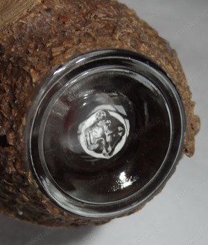 H Schnapsglas 4 Stk Stamperl aus Glas mit Schutz 4,8 H    2,1  4,1   4,5 wenig benutzt sehr gut er Bild 4