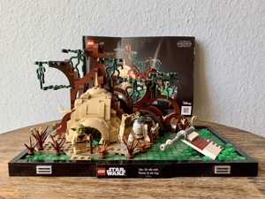 Lego 75330 Star Wars Jedi Training auf Dagobah Diorama