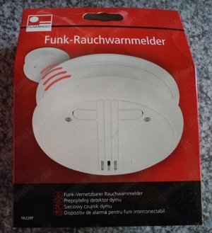 3x Funk-Rauchmelder, Rauchwarnmelder FA22RF, Profi TOP Marke Flamingo , lauter 85 dB Signalton, NEU