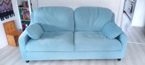 Mintfarbenes Kuschelsofa