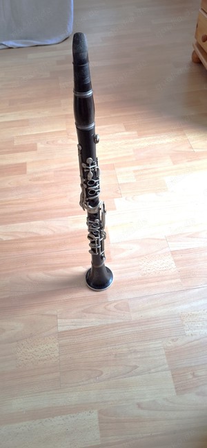 DEKO--Alte ca 50 Jahre Klarinette   mit dazu gehöriger Tasche  Siehe die Bilder