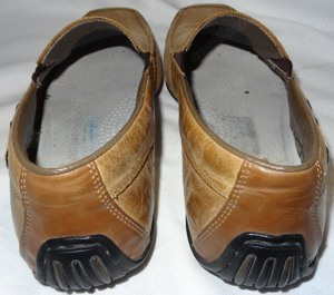 SP Rieker Herren Schuhe Halbschuhe Gr.45   8 Lederschuhe hellbraun Slipper getragen g Bild 2