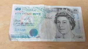 5 Britische Pfund Elizabeth II Schein AC70722429