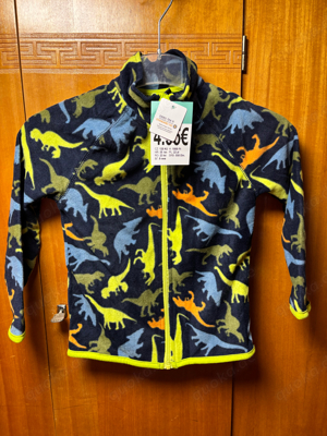 Fleecejacke mit Dinos