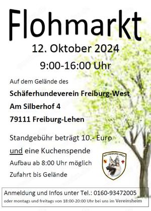 Flohmarkt, 12 Oktober 2024