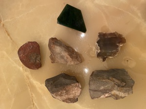 Verschiedene Mineralien und Halbedelsteine von Achat Bild 5