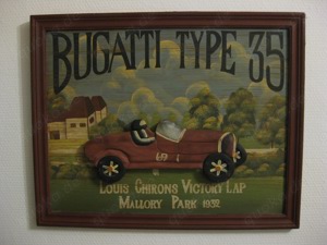 3D Holzbild  Bugatti Type 35