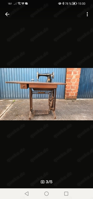 Naehmaschine von Singer 