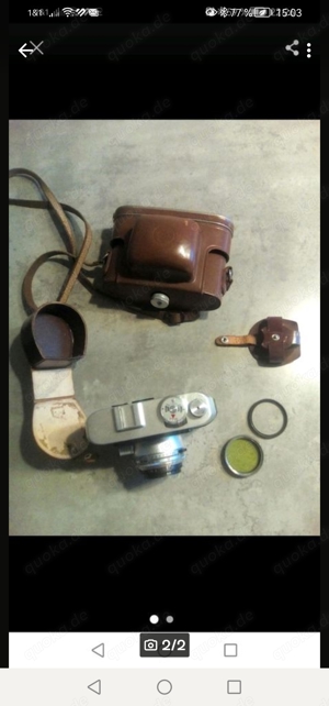 Fotoapparat mit Zubehör  Bild 2