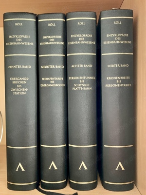 Enzyklopädie des Eisenbahnwesens (10 Bände) Bild 2