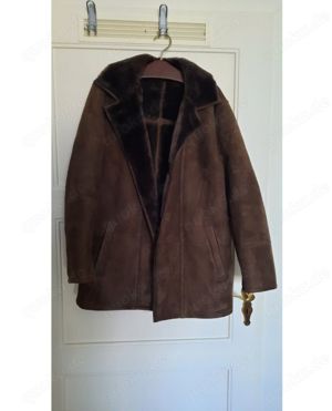 Walbusch Leder Jacke Mantel Gr. M Gr.24 Lamm Garan