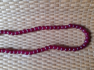 Schmuck: Rote Steinkette aus Achat Bild 8