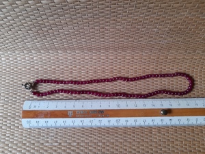 Schmuck: Rote Steinkette aus Achat Bild 5