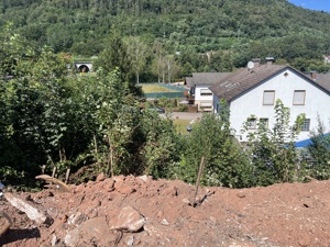 Erschlossenes Baugrundstück mit unverbaubarem Blick auf den Trifels