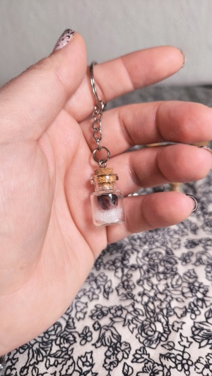 Schlüsselanhänger mit echten Spinnenzähnen  Bild 5